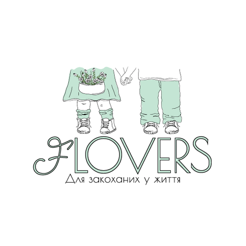 Love brand with the title 'Logo for a flowershop'