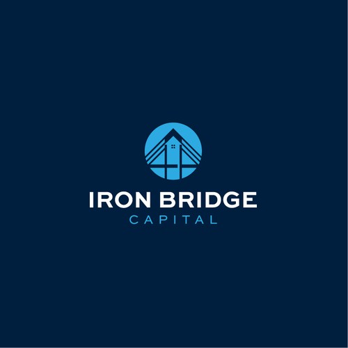 Bridge logo with the title 'Private lending logo design'
