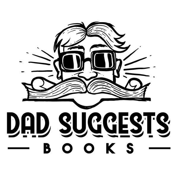 Moustache design with the title 'Children's book logo'