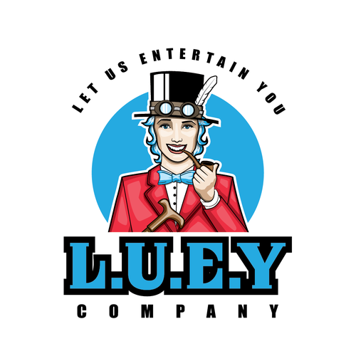 Cartoon brand with the title 'Mobile Gaming Company logo'