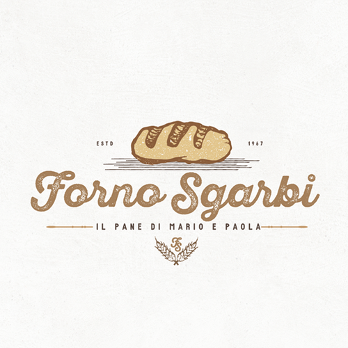 Bread logo with the title 'FORNO LOGO'
