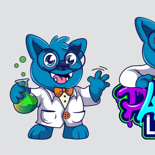 Pen design with the title 'mascot '