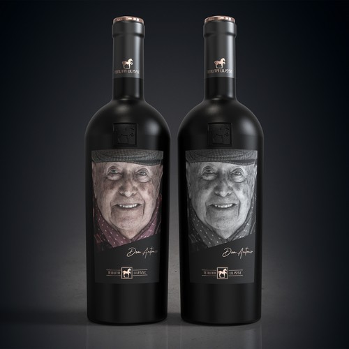 3D rendering design with the title 'Premium Italian Red Wine'