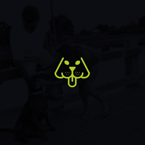 Pet shop logo with the title '"Surf Shop" food and accessories for (dog).'