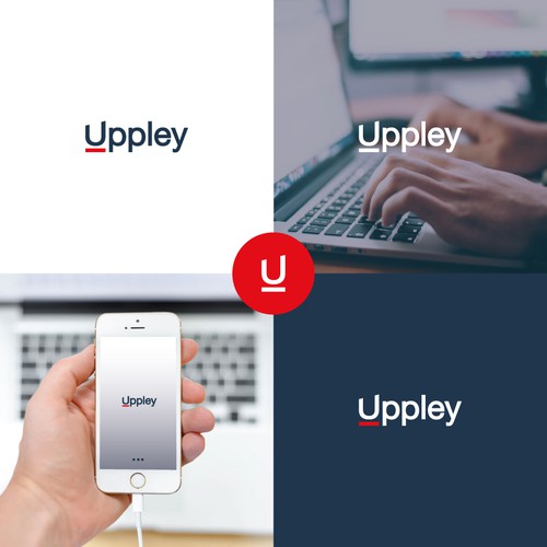 Up logo with the title 'Uppley logo'