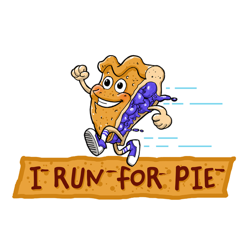Pie design with the title 'Pie Run!'