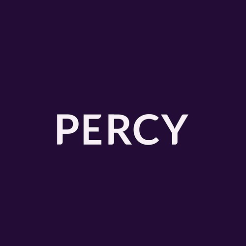 Wordmark logo with the title 'Word-mark logo for Percy'