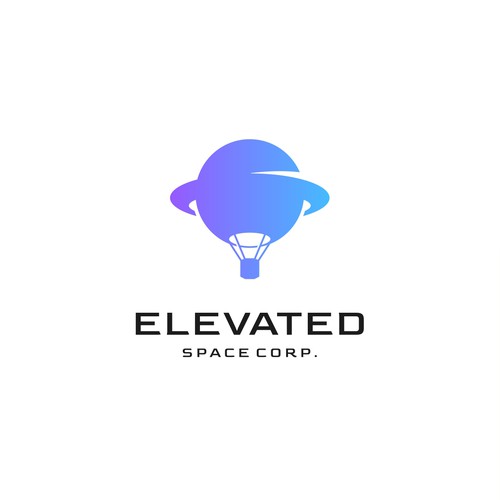 Space brand with the title 'elevated space corp.'