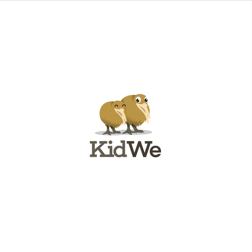 Kiwi logo with the title 'kiwi bird logo'