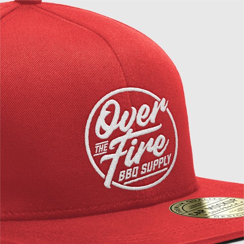 BBQ logo with the title 'Winner of Over The Fire Contest'