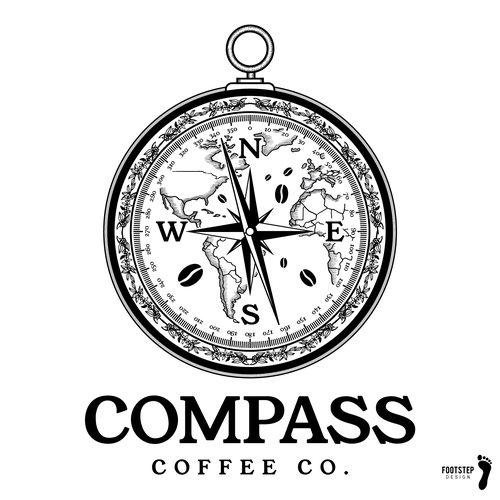 World logo with the title 'Logo for travel themed coffee shop'