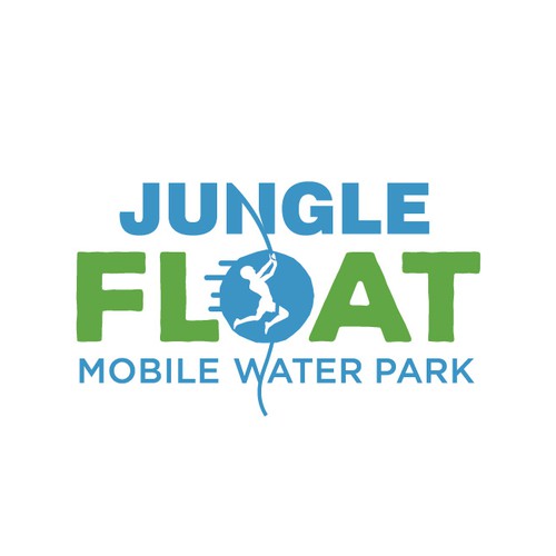 Diving logo with the title 'Jungle Float'