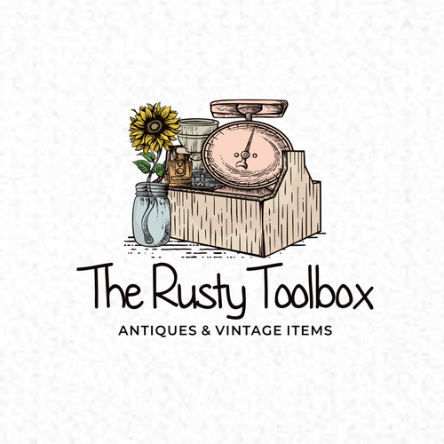 Antique logo with the title 'logo for our antinque and vintage business'