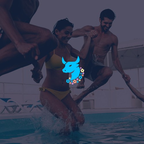 Bull logo with the title 'Bull Party logo'