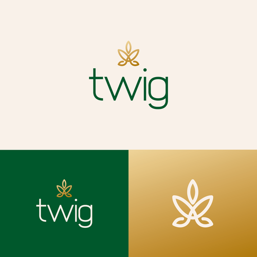 Dispensary logo with the title 'Minimal and abstract concept for a high end dispensary'