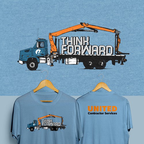 Cool t-shirt with the title 'UNITED Contractor Services T-shirt'