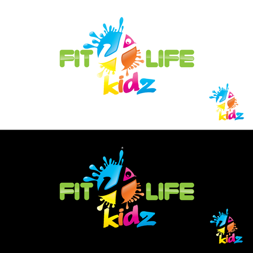 Inviting design with the title 'Create a FUN logo for a new Kids Fitness company!'