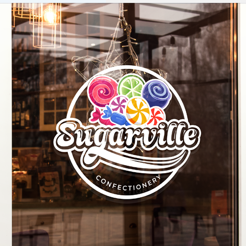 Delicious logo with the title 'Design an iconic logo for our confectionery / candy store.'