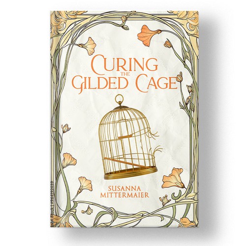 Art Nouveau design with the title 'Curing the Gilded Cage'