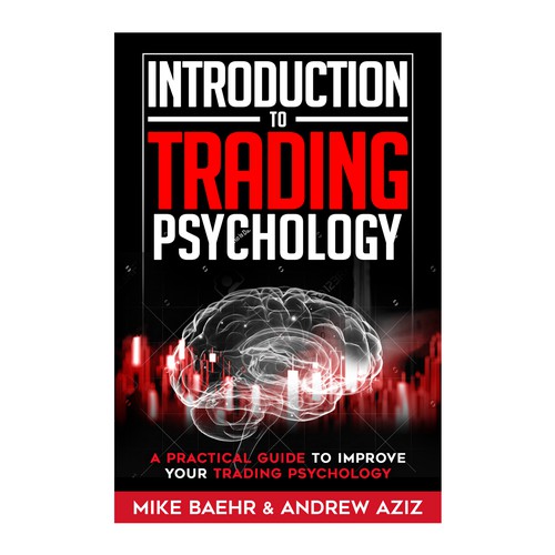Psychology book cover with the title 'Book Cover Design for Trading Psychology'
