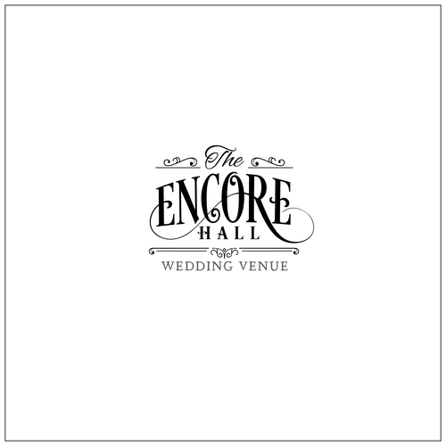Wedding planner logo with the title 'The Encore Hall'