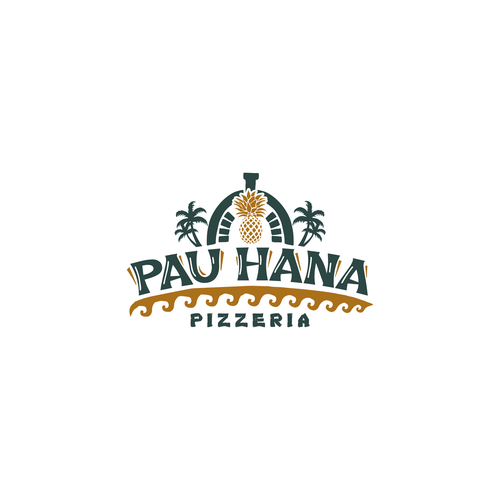 Hawaii logo with the title 'Winning logo in the contest "Design logo for modern woodfire pizzeria"'