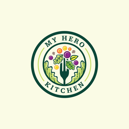 Healthy brand with the title 'My Hero Kitchen'
