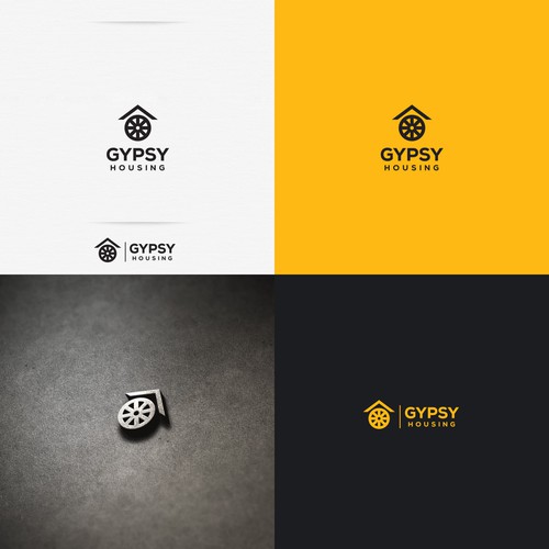 Travel brand with the title 'Logo Design for Gypsy Housing'