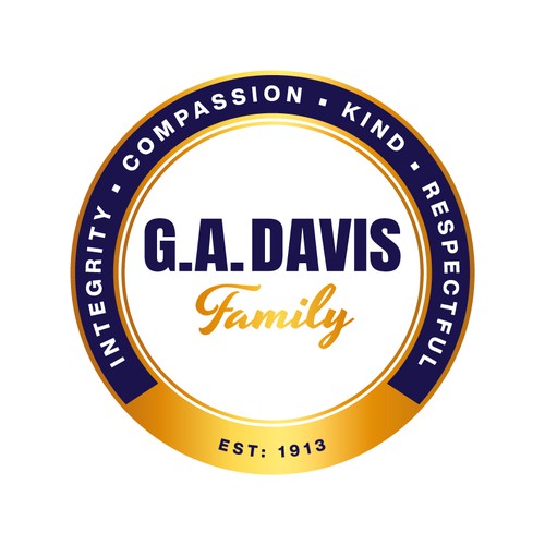 Family crest design with the title 'Family Crest/Logo Design'