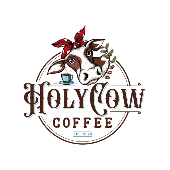 Coffee shop logo with the title 'Bold logo concept for coffee'