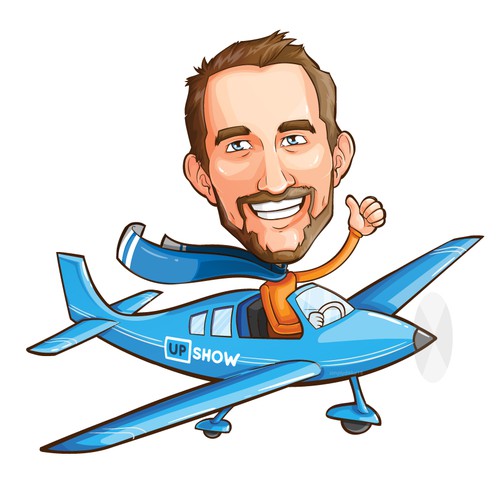 Avatar design with the title 'Mascot based on a photo'