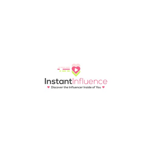 Influencer logo with the title 'Social media Logo'
