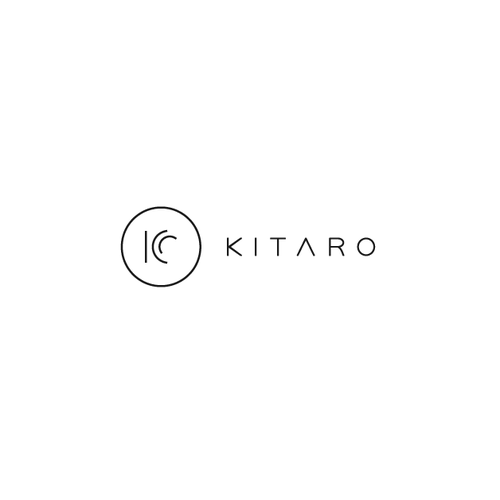 Acronym logo with the title 'Minimal logo for Kitaro'