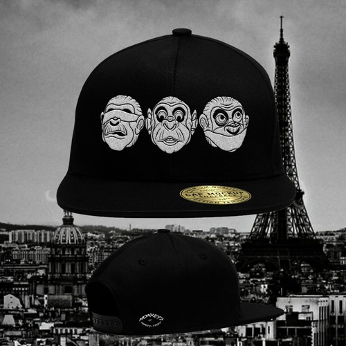 Cap design with the title 'Monkey Cap'