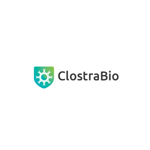 Bacteria logo with the title 'Logo Concept for ClostraBio || Available'