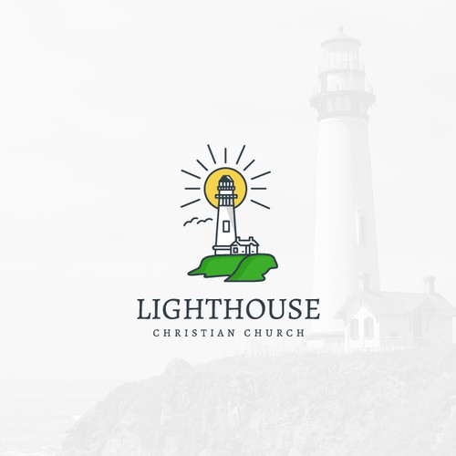 Lighthouse logo with the title 'Lighthouse Christian Church'