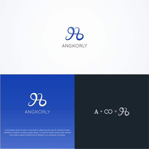 A design with the title 'ANGKORLY - LOGO'