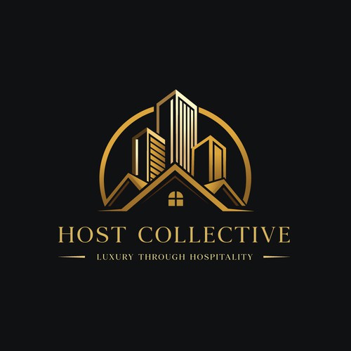 High-tech logo with the title 'Real Estate logo'