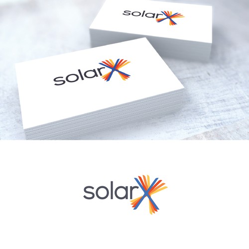 Solar logo with the title 'Creative solar power solutions'