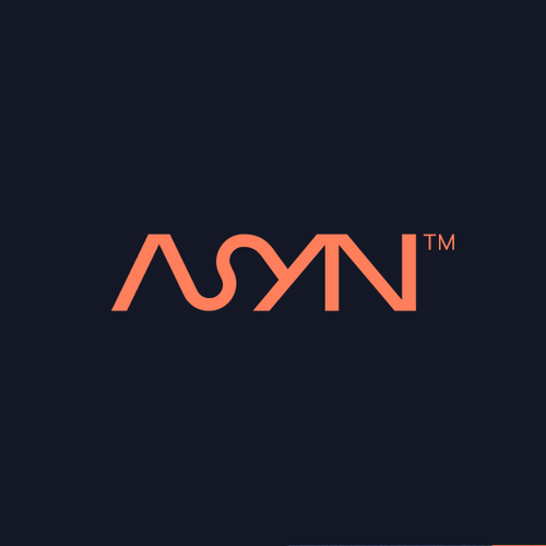 Automation logo with the title 'ASYN Wordmark Logo'