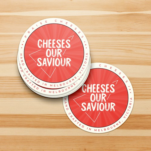 Sticker label with the title 'Sticker design'