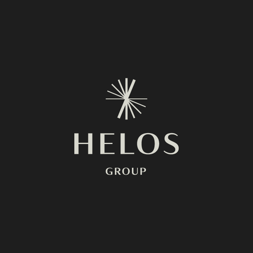 Helicopter logo with the title 'HELOS GROUP Scaling, Sequential Helicopter Rotor Symbol'
