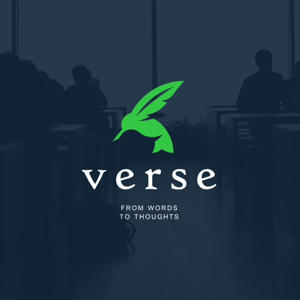 Hand design with the title 'Logo concept for school'