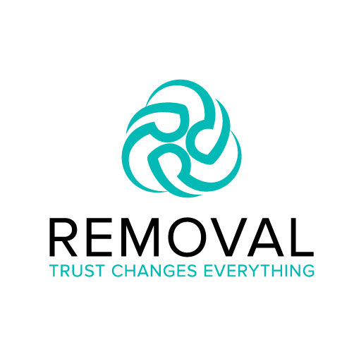 R brand with the title 'removal logo'