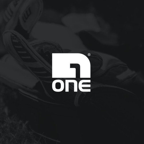 Number 1 logo with the title 'Bold Logo Design for ONE, an already established goalkeeper gloves company'