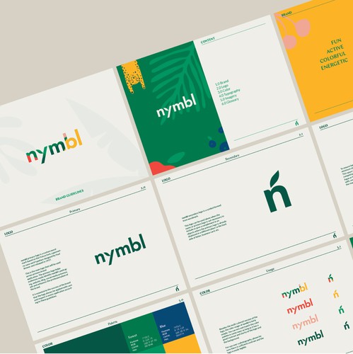 Diet design with the title 'Fun Branding Project for Nymbl '