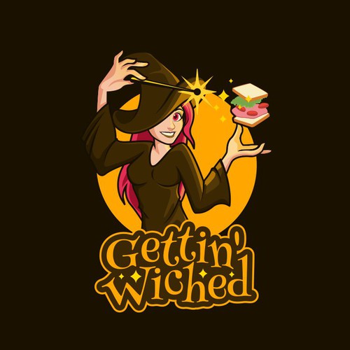 Halloween logo with the title 'Mascot Logo Concept'