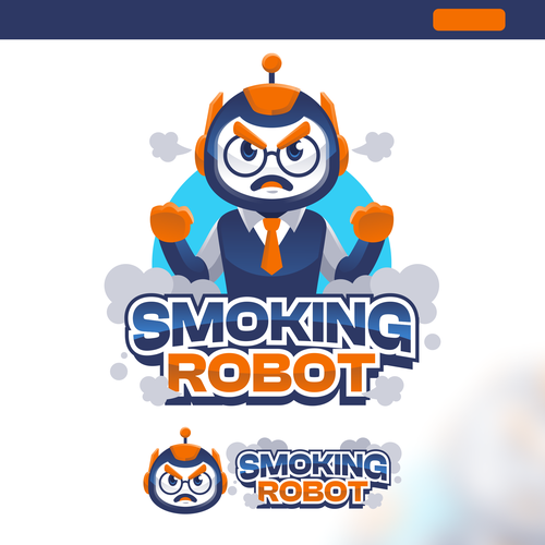 Angry design with the title 'Angry Robot'