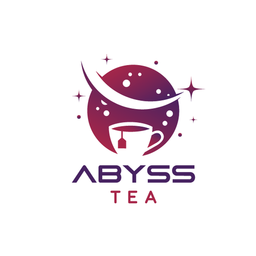 Galaxy design with the title 'Abyss Tea '
