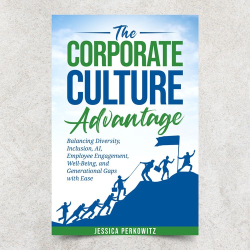 Corporate book cover with the title 'The Corporate Culture Advantage'